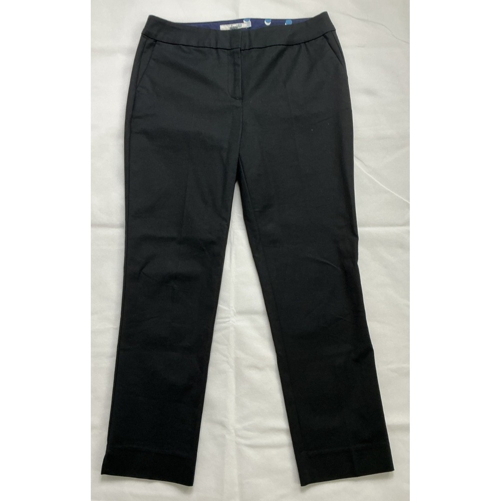 Boden Trousers Women’s Size 12R Black Cotton Chino Professional Office Straight
